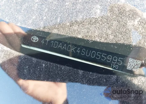 2025 Toyota Camry Le из США, поврежденный, VIN 4T1DAACK4SU055995